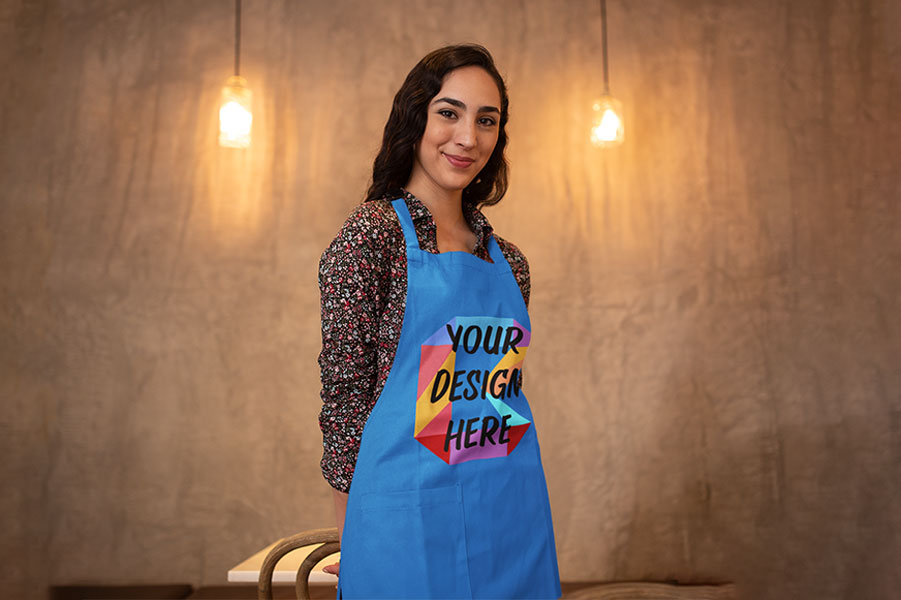 Embroidered Funny Aprons for Men Women - Lovely Chef Deserve