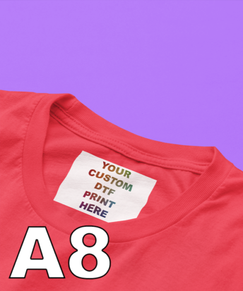 DTF A8 print t-shirt